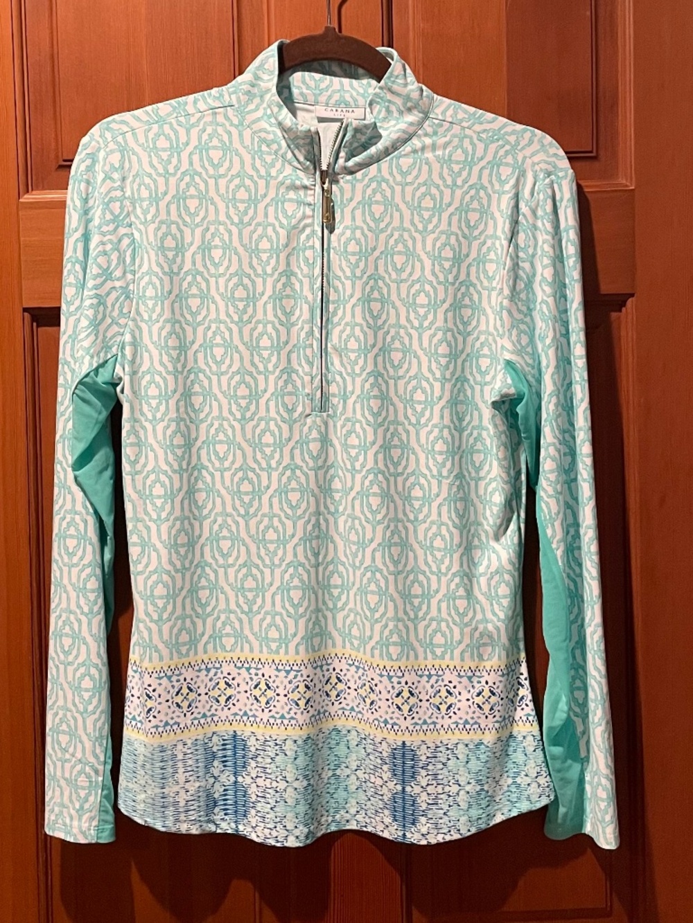 NEW Cabana Life Medium Pullover Sun Protective Long-sleeve Top